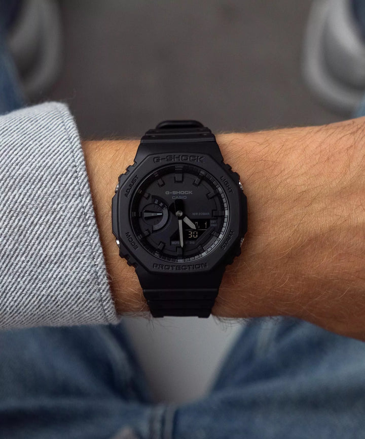 Reloj Casio G-Shock GA-2100-1A1 Negro Original en Perú - G-Shock en Perú | Jherr Jewelry