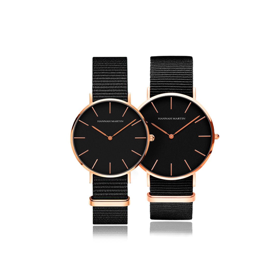 Relojes de Pareja Hannah Martin Blacktop - Hannah Martin en Perú | Jherr Jewelry