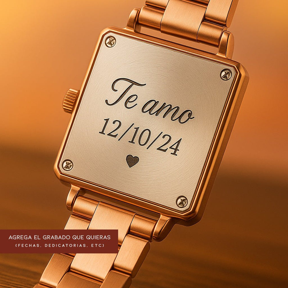 Reloj Hannah Martin para Mujer con Eslabones Oro Rosa - Hannah Martin en Perú | Jherr Jewelry