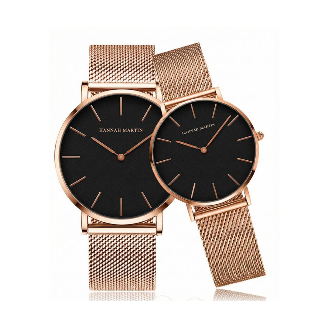 Relojes de Pareja Hannah Martin Blackrose - Hannah Martin en Perú | Jherr Jewelry