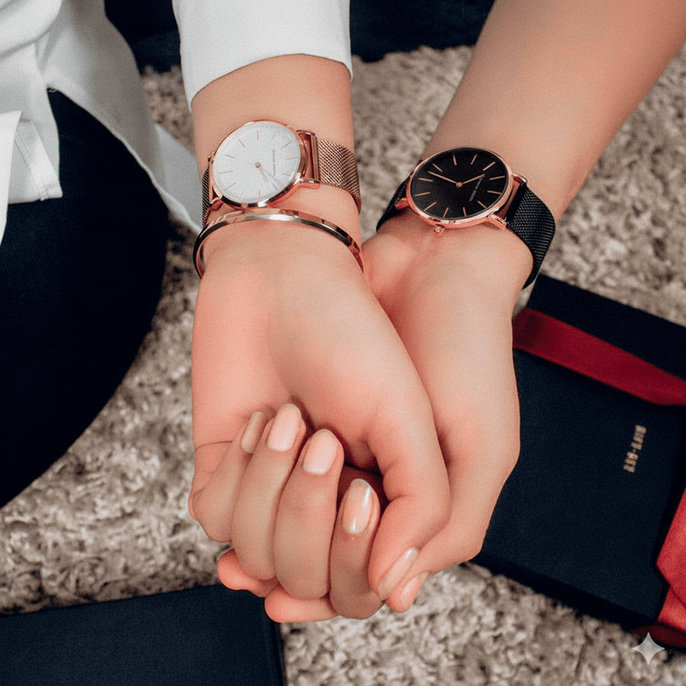 Relojes de Pareja Hannah Martin Melrose/Black (Exclusivo) - Hannah Martin en Perú | Jherr Jewelry