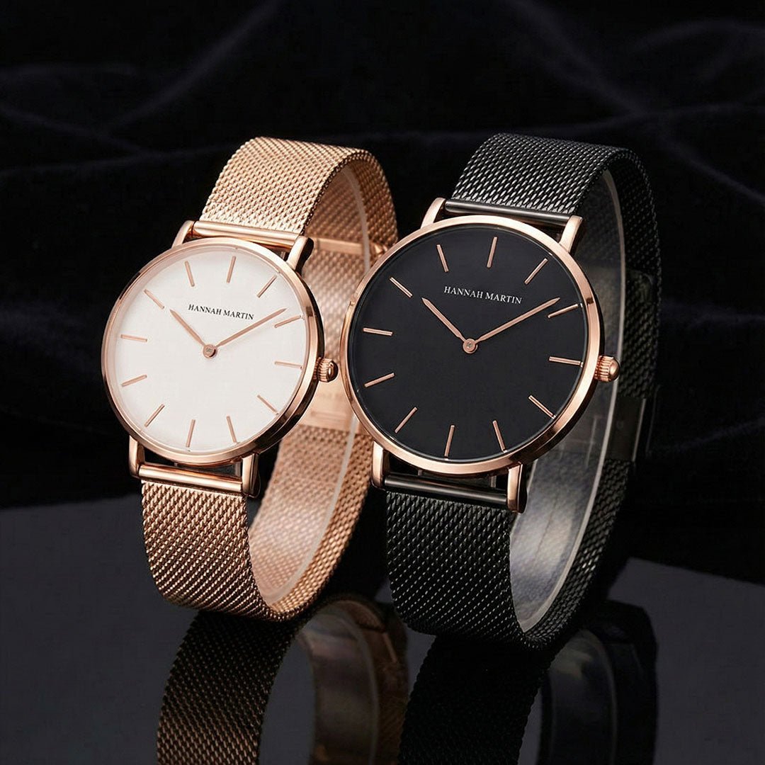 Relojes de Pareja Hannah Martin Melrose/Black (Exclusivo) - Hannah Martin en Perú | Jherr Jewelry