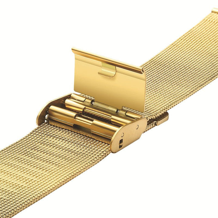 Correa Milanesa Dorada para Reloj en Perú - Elegancia Metálica Premium - JHERR JEWELRY en Perú | Jherr Jewelry