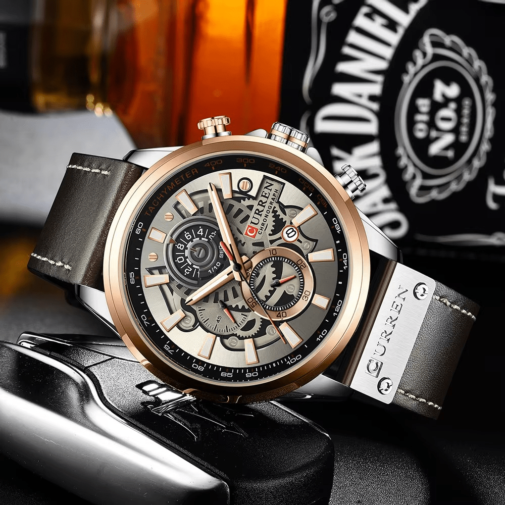 Reloj 8380 Sandlight Cuero - JHERR JEWELRY en Perú | Jherr Jewelry