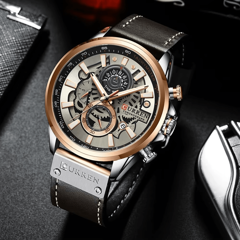 Reloj 8380 Sandlight Cuero - JHERR JEWELRY en Perú | Jherr Jewelry