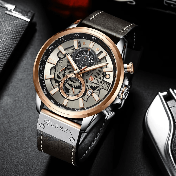 Reloj 8380 Sandlight Cuero - JHERR JEWELRY en Perú | Jherr Jewelry