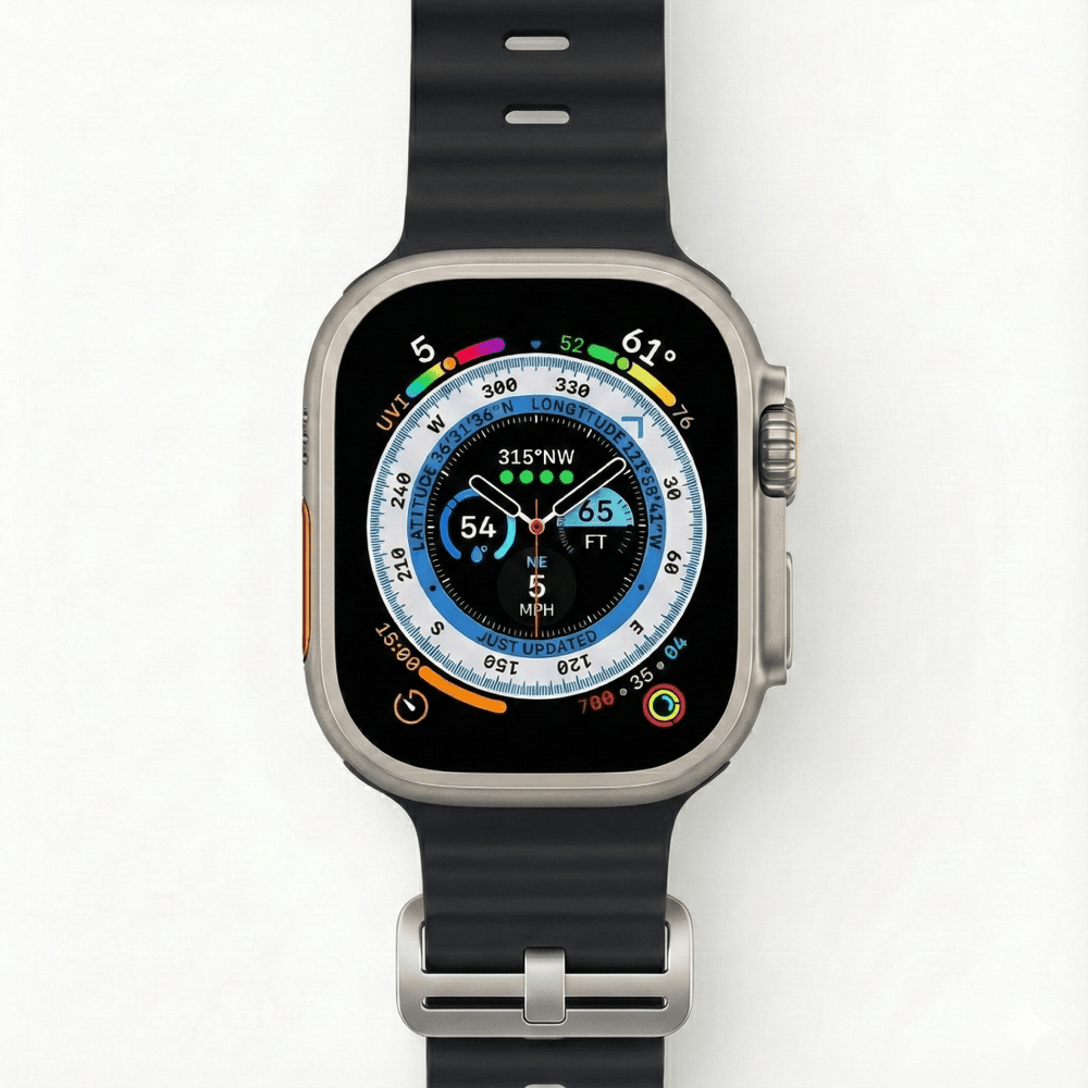 Smartwatch Ultra Deportivo Inteligente con Pantalla Táctil y Llamadas Bluetooth - Salud y Fitness Completo Correa Negra - JHERR JEWELRY en Perú | Jherr Jewelry