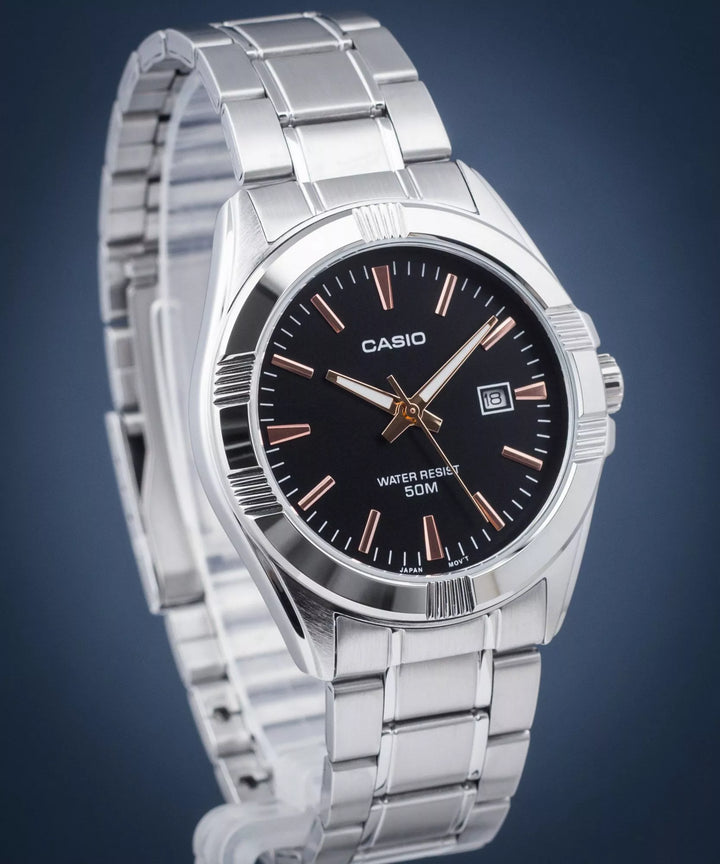 Reloj Casio Hombre MTP-1308D-1A2VEF — Analógico Clásico con Brazalete de Acero - Casio en Perú | Jherr Jewelry