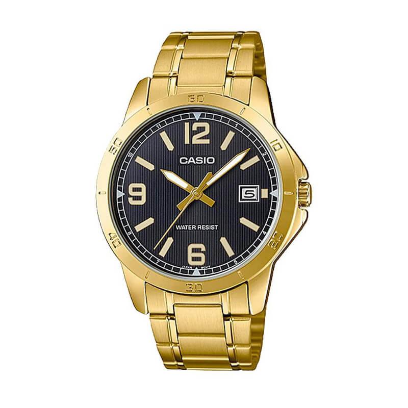 Reloj Casio MTP-V004G-1B Análogo Hombre Original - Casio en Perú | Jherr Jewelry
