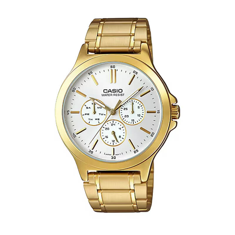 Reloj Casio MTP-V300G-7AUDF Análogo Hombre Original - Casio en Perú | Jherr Jewelry