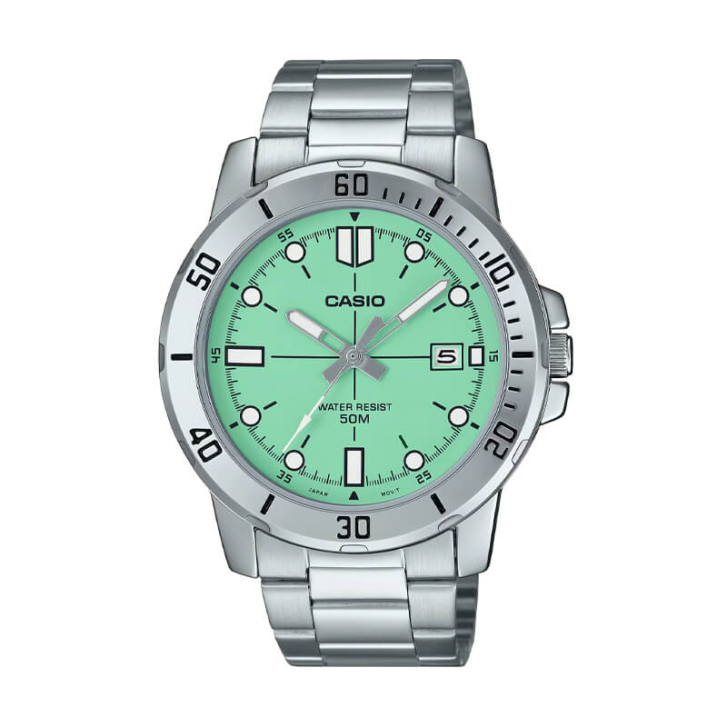 Reloj Casio MTP-VD01D-3E1V Análogo Hombre Original - Casio en Perú | Jherr Jewelry
