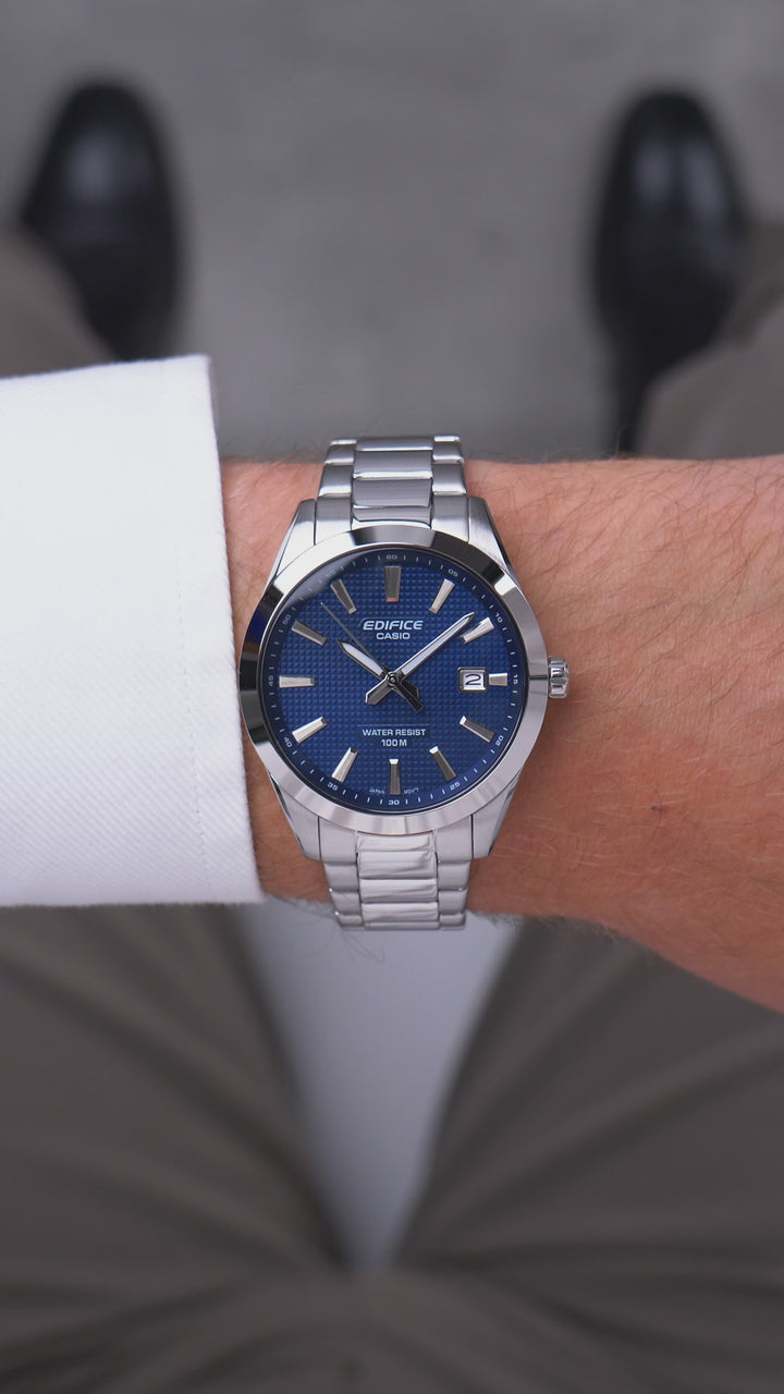 Reloj Edifice EFV-160D-3AVEF Original Esfera Verde | Azul | Blanco - Diseño Elegante