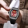 black red