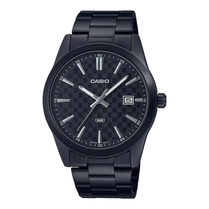 Reloj Casio MTP-VD03B-1A para hombre con correa negra y diseño elegante original