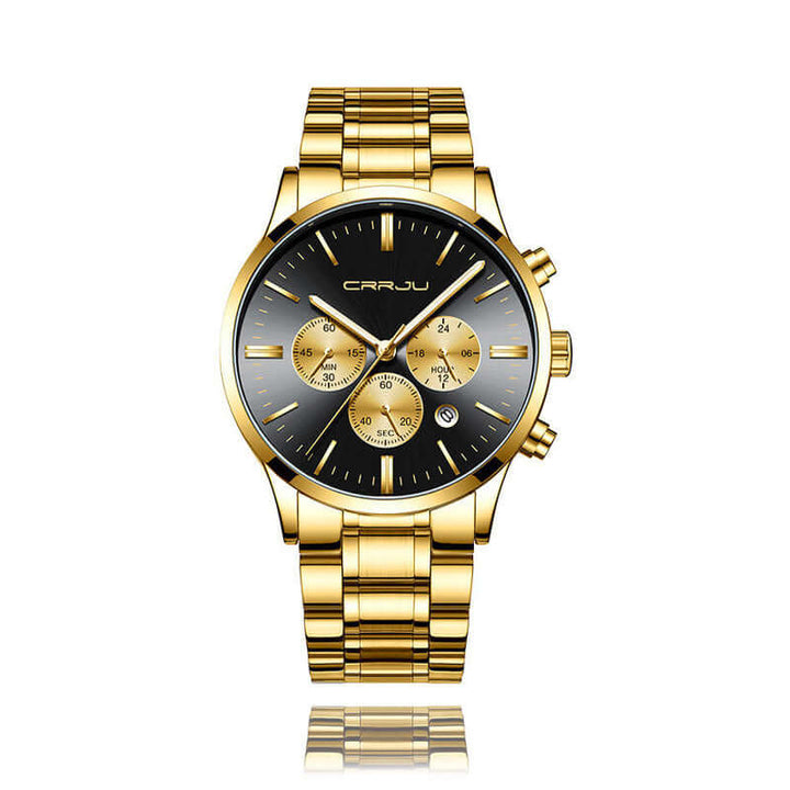 Reloj CRRJU 2160 Original Dorado Chrono - CRRJU en Perú | Jherr Jewelry
