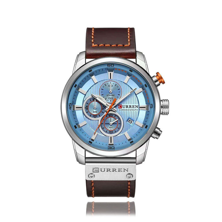 RELOJ CURREN 9291 LIGHT CLÁSICO CUERO