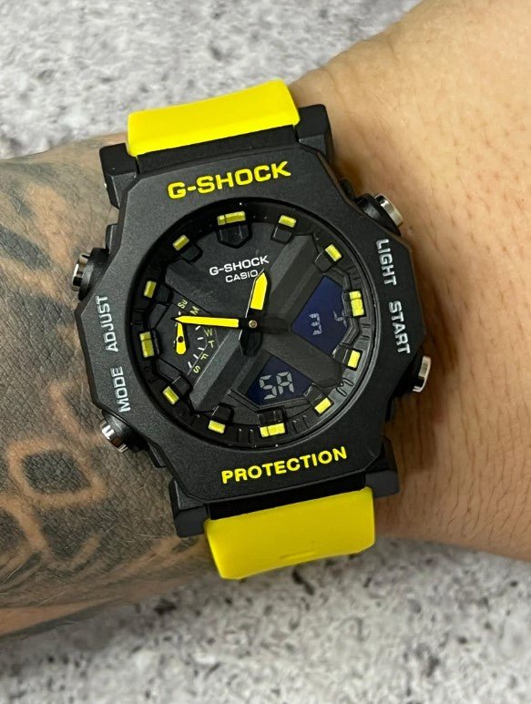 Reloj G-Shock 2300 Amarillo Original: Impacto, Estilo y Durabilidad - G-Shock en Perú | Jherr Jewelry