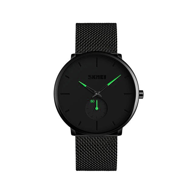 Reloj Negro Casual Elegante Aguja Verde - JHERR JEWELRY en Perú | Jherr Jewelry