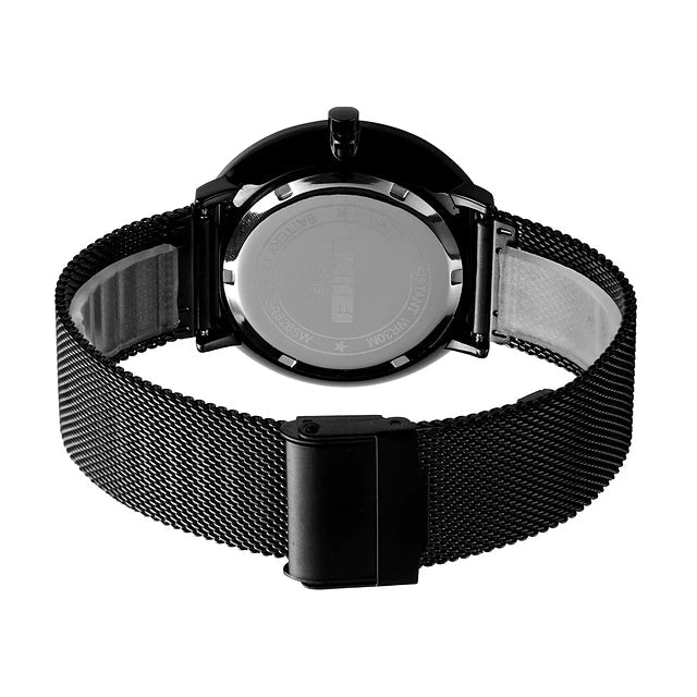 Reloj Negro Casual Elegante Aguja Azul - JHERR JEWELRY en Perú | Jherr Jewelry