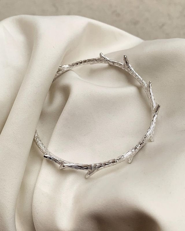 Brazalete de Plata 950 - Espinas de Jesucristo - Viccari en Perú | Jherr Jewelry