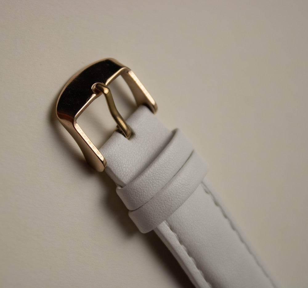 Correa de Cuero Blanco para Reloj Elegante - JHERR JEWELRY en Perú | Jherr Jewelry