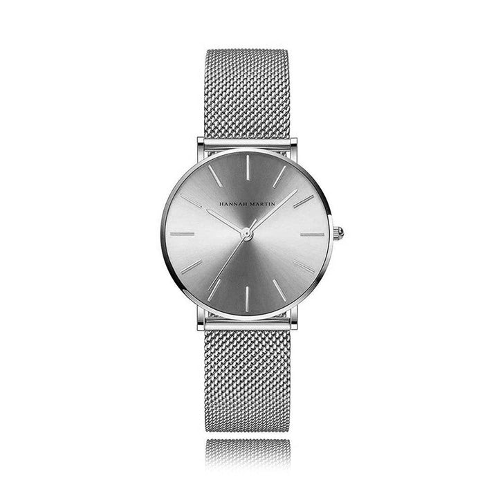 Reloj Hannah Martin Plateado Iconic - JHERR JEWELRY