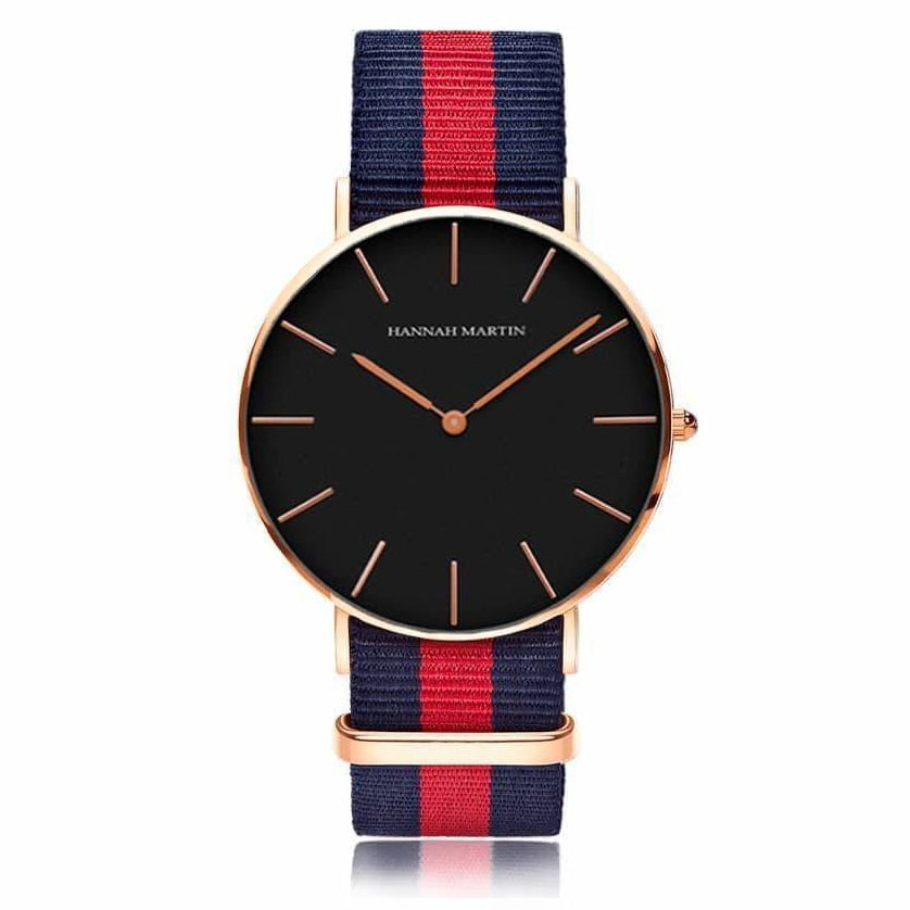 Reloj Hannah Martin Oxford Black Original – Elegancia y Estilo | 40mm - Hannah Martin en Perú | Jherr Jewelry