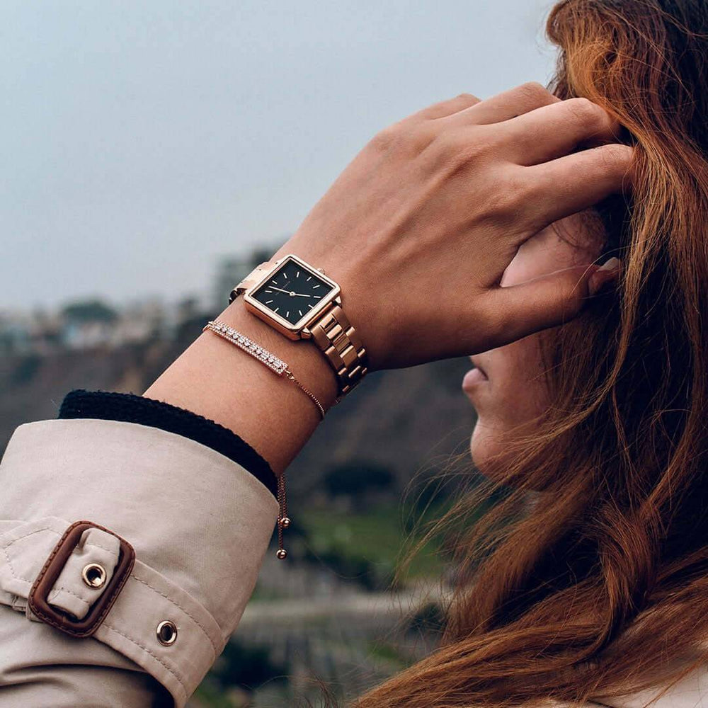 Box de Rosas – Reloj + Pulsera Black - Hannah Martin en Perú | Jherr Jewelry