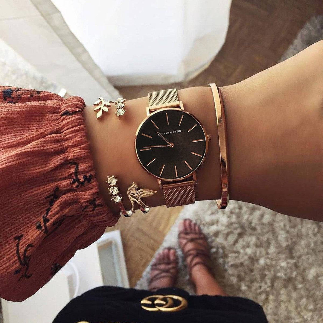 Reloj Hannah Martin para Mujer Oro Rosa Elegante - Hannah Martin en Perú | Jherr Jewelry