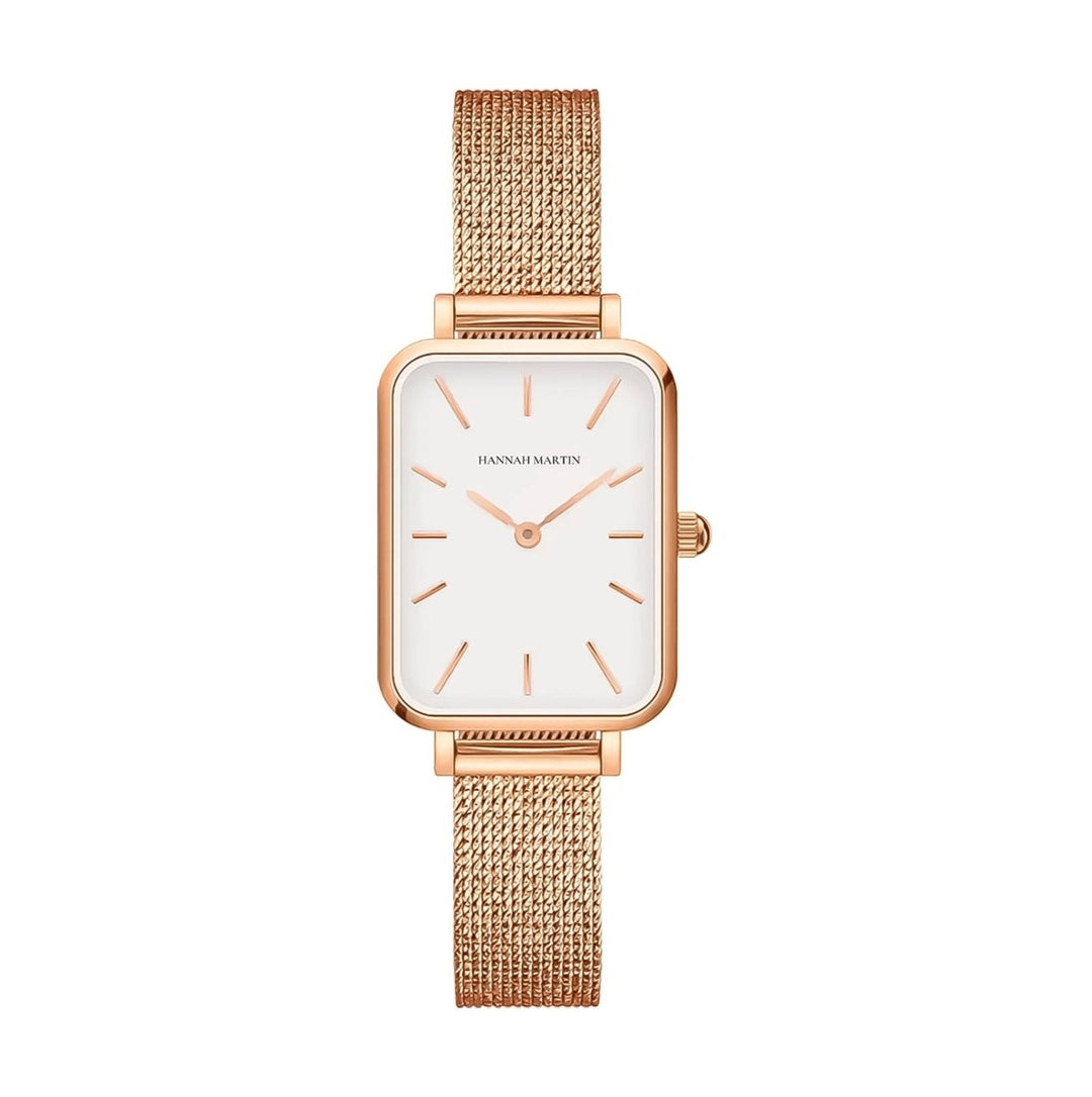Reloj Hannah Martin Rose Gold Sea - Elegancia Dorada para Mujer - Hannah Martin en Perú | Jherr Jewelry