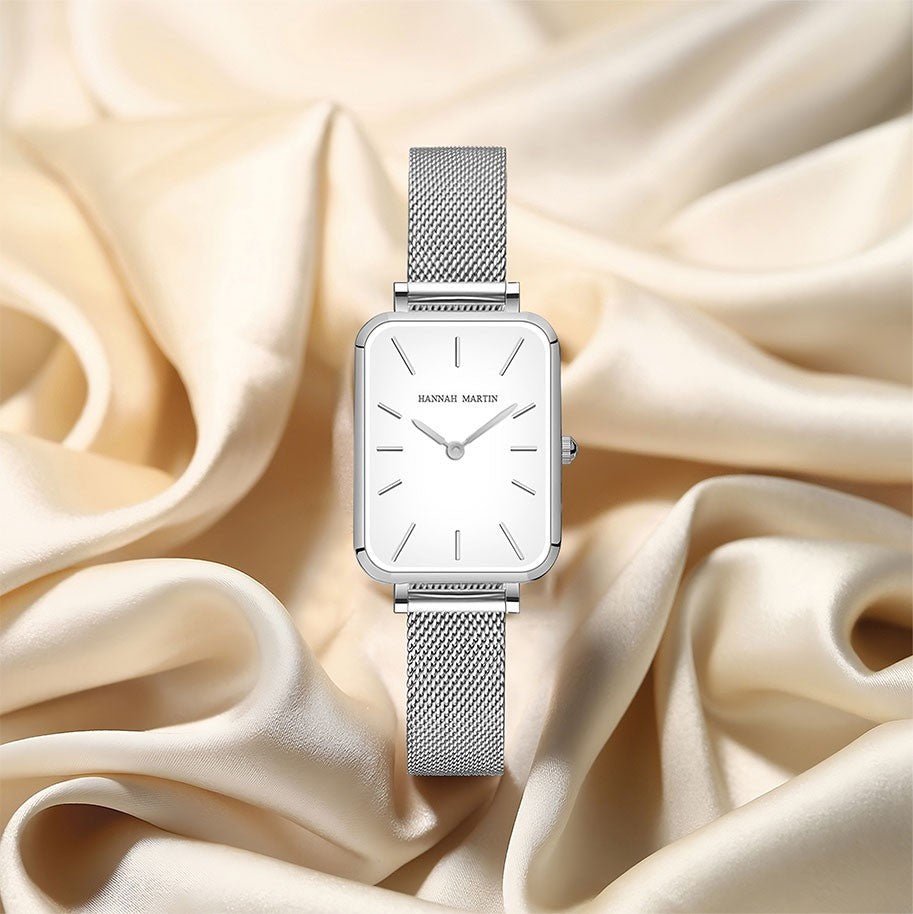Reloj Hannah Martin Original Silver Quadro - Hannah Martin en Perú | Jherr Jewelry
