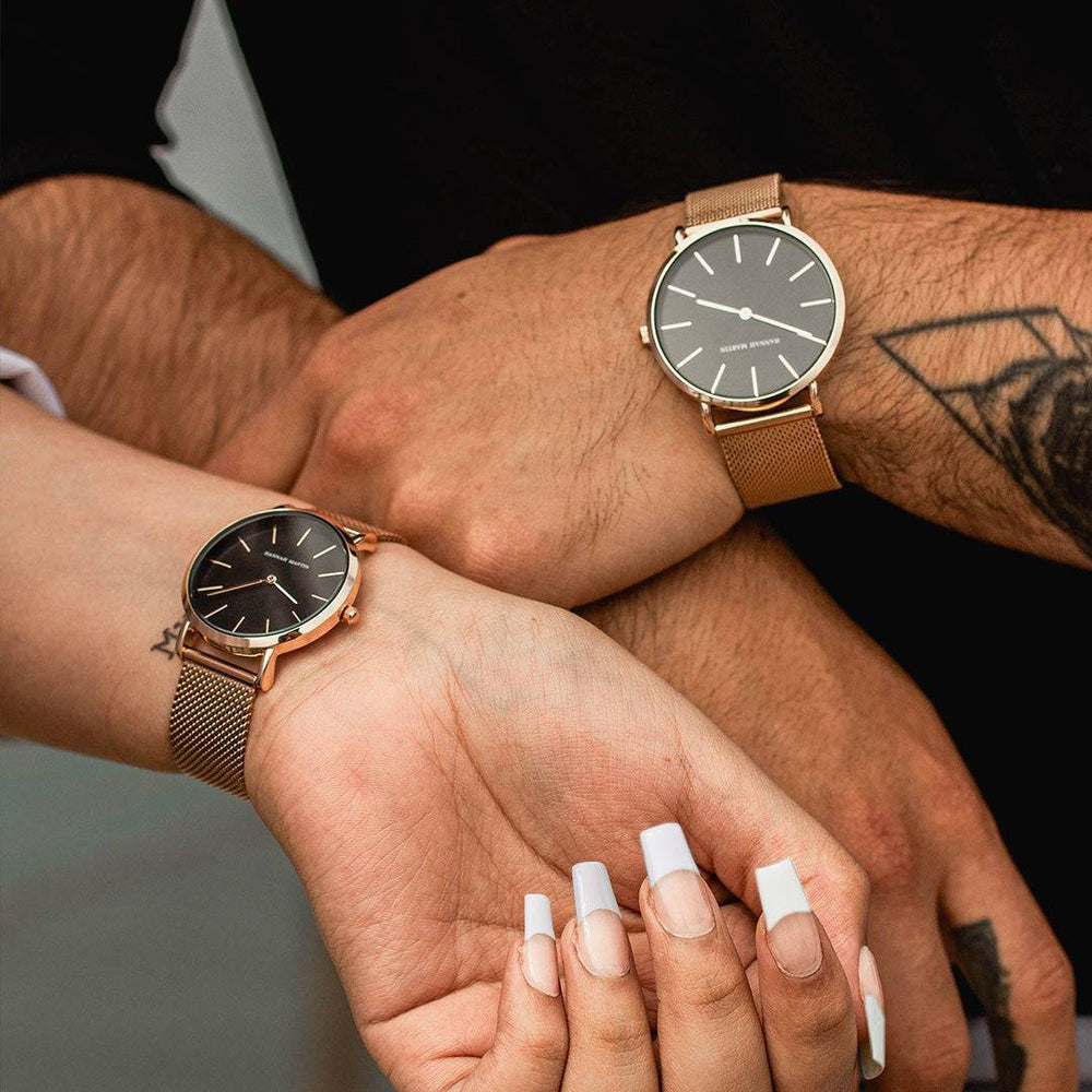 Relojes de Pareja Hannah Martin Blackrose - Hannah Martin en Perú | Jherr Jewelry