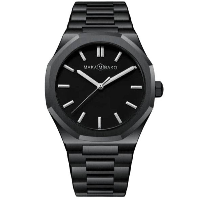 Reloj Makambako Original Plata Esfera Azul con Brazalete de Acero - Diseño Elegante 40mm - MakaMBako en Perú | Jherr Jewelry