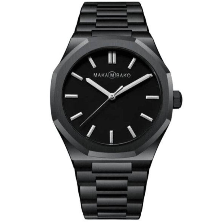 Reloj Makambako Original Plata Esfera Azul con Brazalete de Acero - Diseño Elegante 40mm - MakaMBako en Perú | Jherr Jewelry