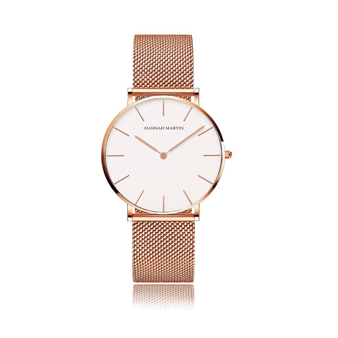 Reloj Hannah Martin para Hombre Acero Oro Rosa - Hannah Martin en Perú | Jherr Jewelry