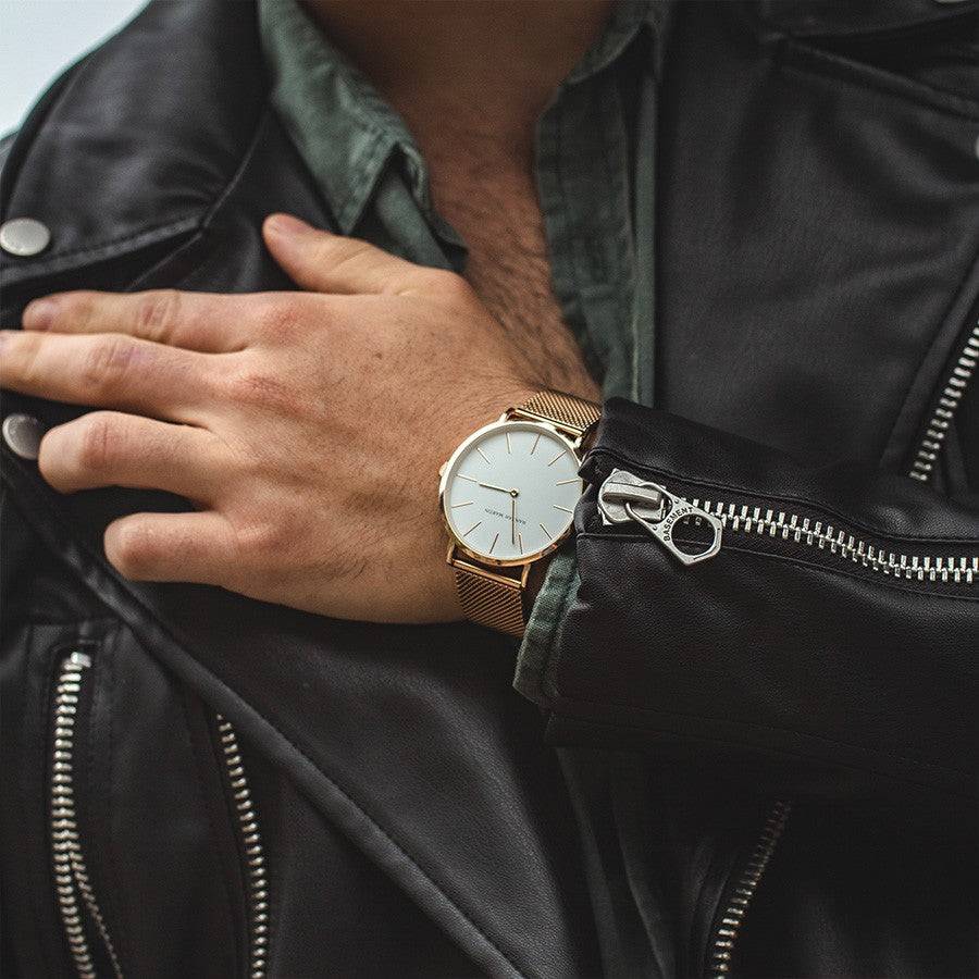 Reloj Hannah Martin para Hombre Acero Oro Rosa - Hannah Martin en Perú | Jherr Jewelry