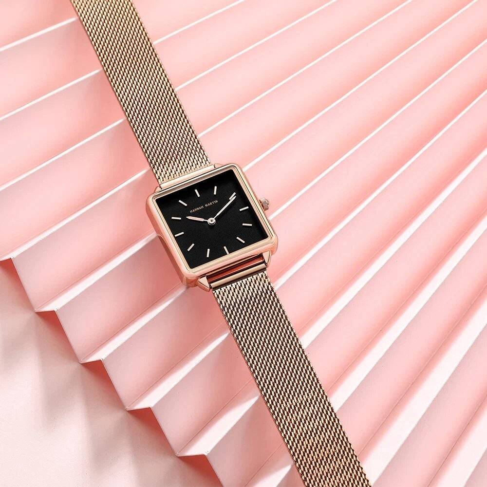 Reloj Malibu Oro Rosa Mujer Malla Mesh - JHERR JEWELRY en Perú | Jherr Jewelry